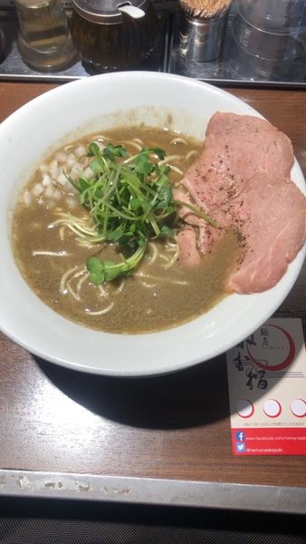 「濃厚烏賊煮干そば」@麺屋 ねむ瑠の写真