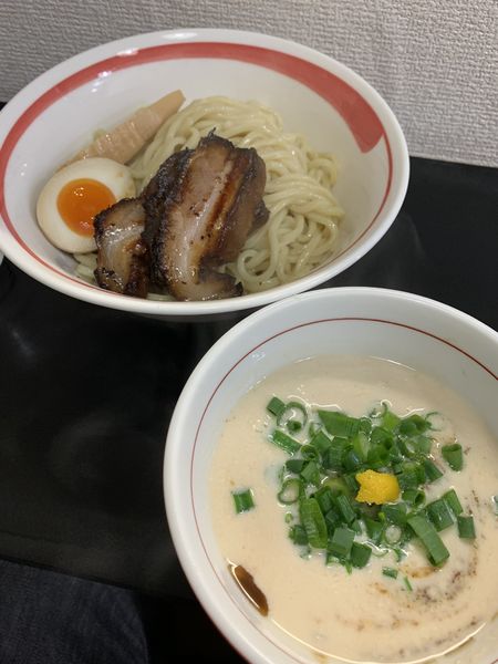 「「限定」鷄ポタつけ麺」@自家製麺SHINの写真