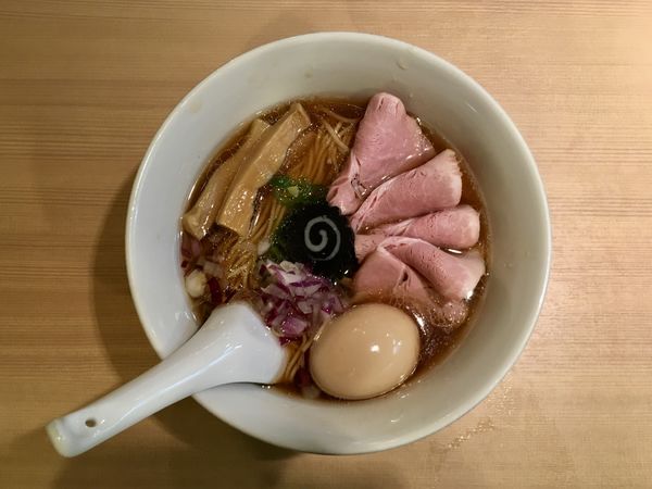 「特製のどぐろらぁ麺 ＋ 鶏茶漬けセット」@らぁ麺 はやし田 新宿本店の写真