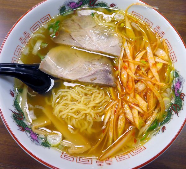 「ネギラーメン（700円）」@朱華飯店 小田原店の写真