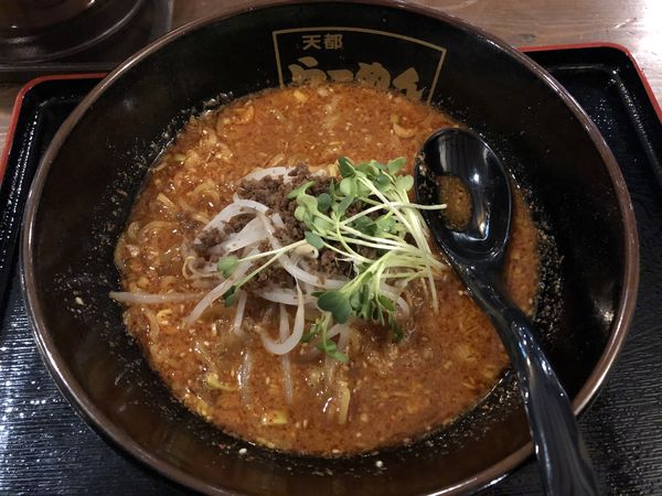 「担々麺４辛（ニンニクあり）　¥８５０」@天都らーめん 大垣店の写真