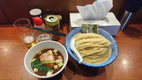 「濃厚昆布水の淡麗つけ麺￥1000。特盛￥250。」@麺処 ほん田の写真
