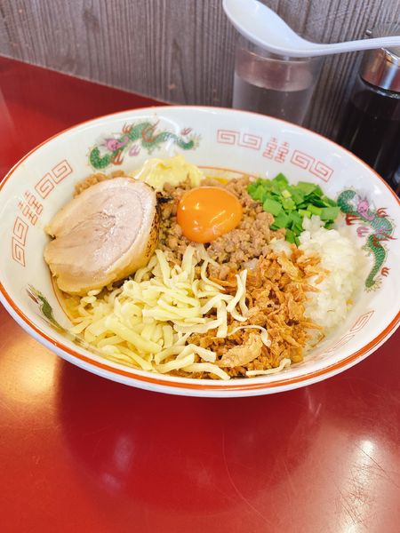 「味噌汁だくまぜそば国産牛乳たっぷりver.」@まぜそば油そば専門店 雷音の写真