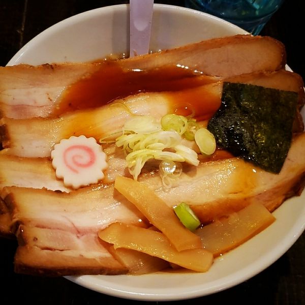 「メガチャーシャーめん ８００円」@東京とんこつ。の写真