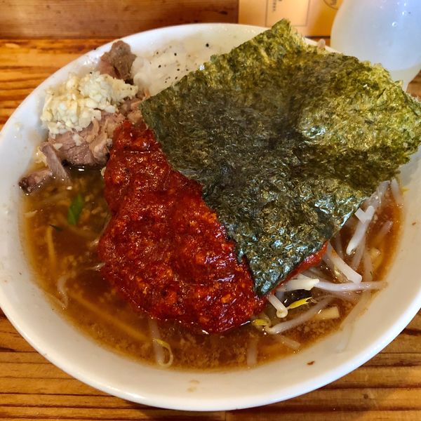 「オロチョンラーメン 中盛」@にかいやの写真