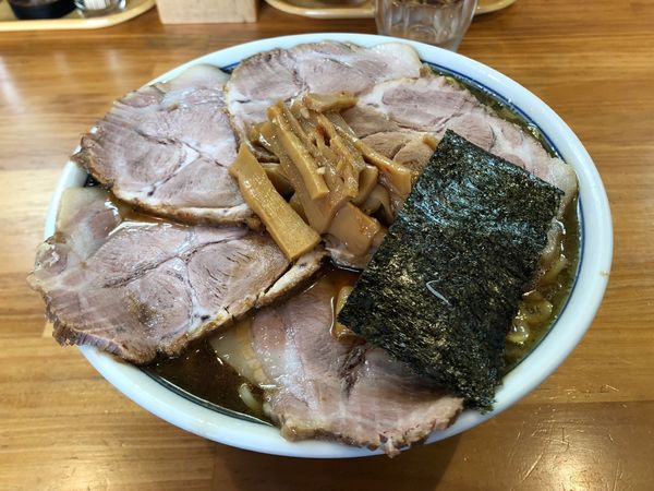 「ラーメン+チャーシュー(小)」@自家製中華そば としおかの写真