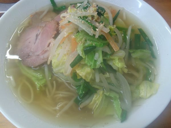 「白醤油タンメン¥1050」@昭和歌謡ショーの写真