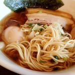 「秋刀魚中華そば＋味玉」@つけ麺 弥七の写真