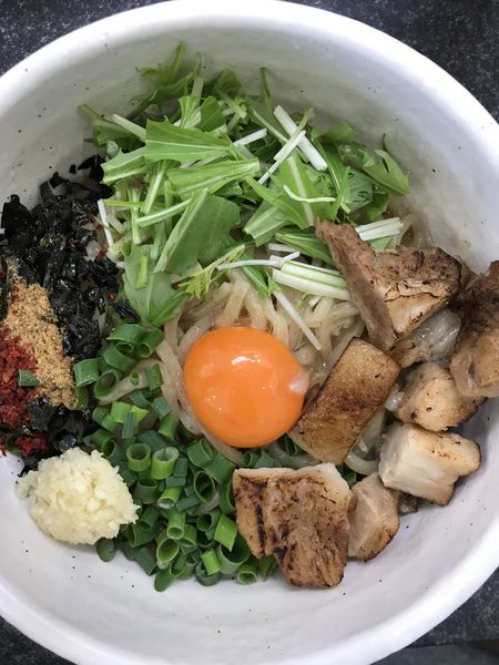 「まぜそば」@てっぺん 中川一色分店の写真