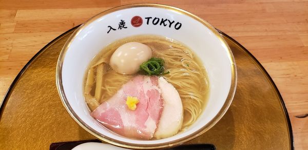 「柚子塩らぁ麺+味玉」@入鹿（IRUCA）-Tokyo-の写真