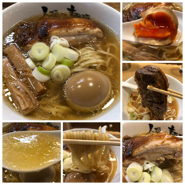 「らーめん macro 880円 煮玉子50円 ビール300円」@人類みな麺類の写真