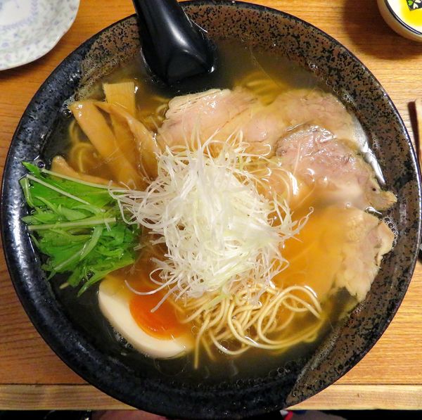 「麺遊心ラーメン+葱(1,040円)」@麺遊心の写真