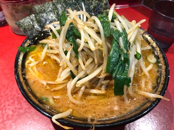 「ラーメン　ニラもやし」@厚木家の写真