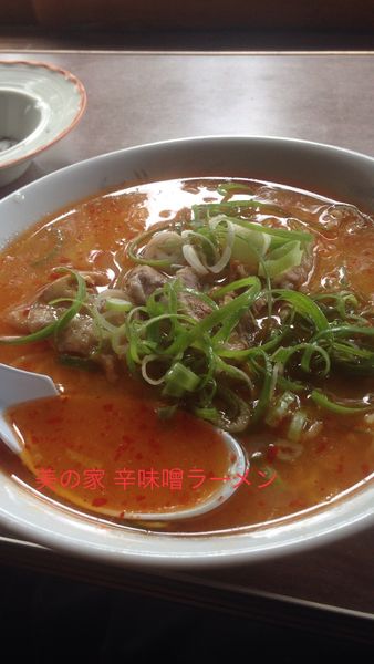 「軟骨辛みそらーめん」@美の家の写真