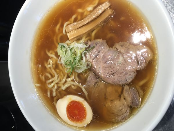 「らあめん　チャーシュー丼セット」@自家製麺 らあめん吟の写真