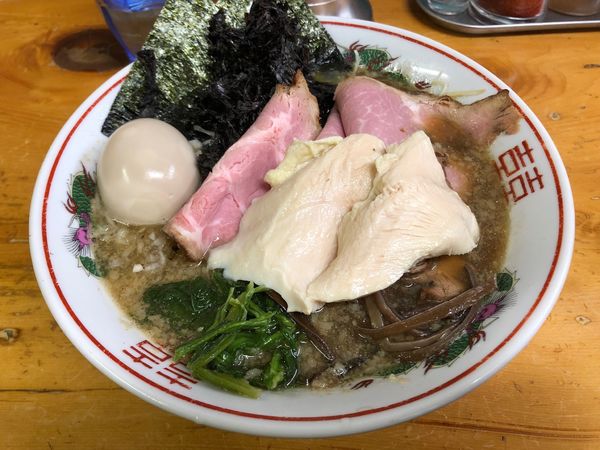 「特製鯵煮干しそば」@口樂の写真