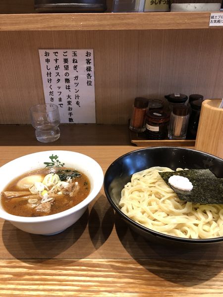 「ひらつけ麺」@せたが屋 品川店の写真