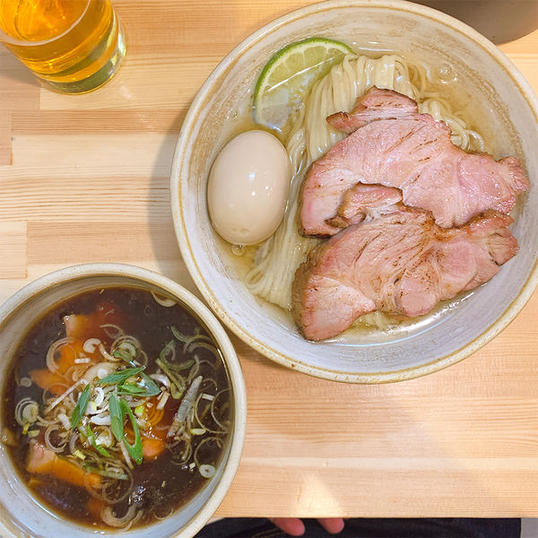 「鰹昆布出汁 特製 醤油つけ麺」@迂直の写真