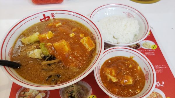 「蒙古タンメン＋定食 1010円」@蒙古タンメン 中本 大宮店の写真