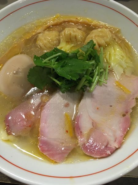 「特柚塩そば」@横浜中華そば 維新商店の写真