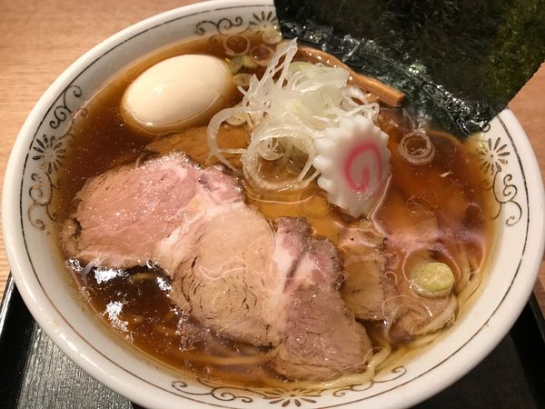 「味玉中華そば」@中華そば 勝本の写真