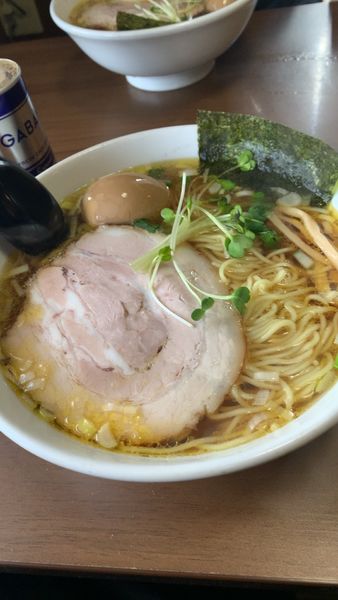 「味玉しょうゆらーめん」@ラーメン厨房 大の写真
