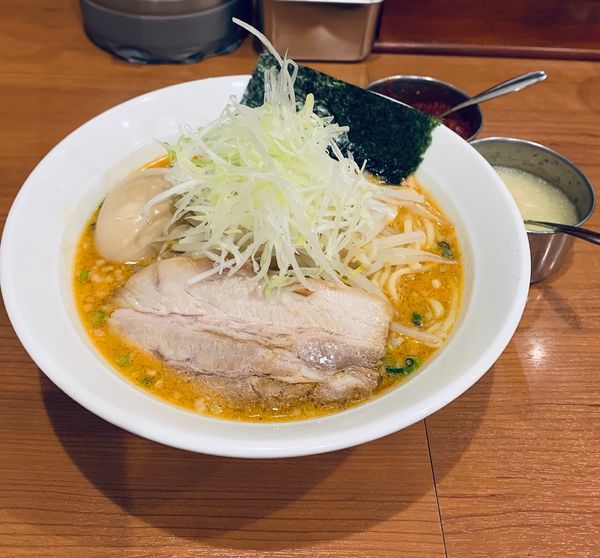 「濃厚背脂味玉味噌（￥900）」@中華そば 七麺鳥の写真