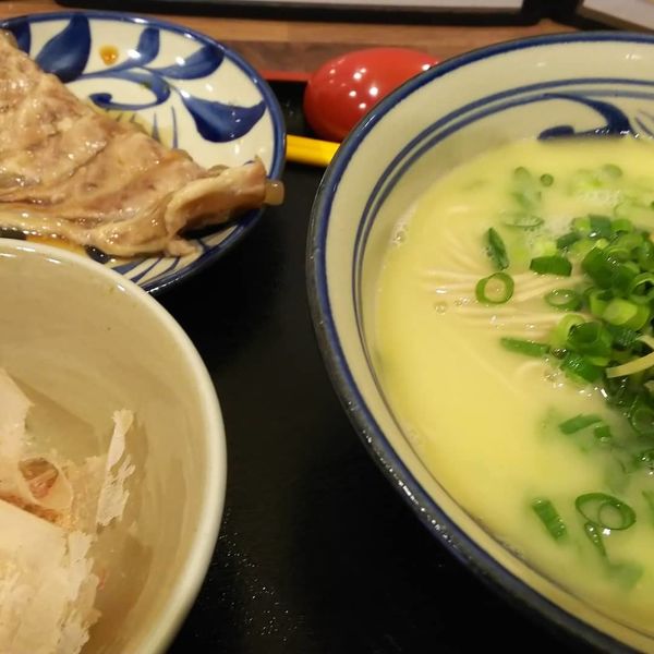 「白湯そば 540円」@木灰そば 太陽人の写真