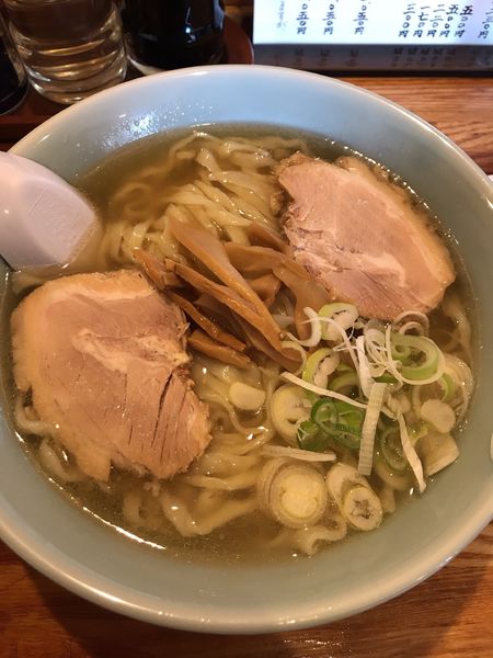 「しょうゆラーメン＋ネギ丼」@榮ラーメンの写真