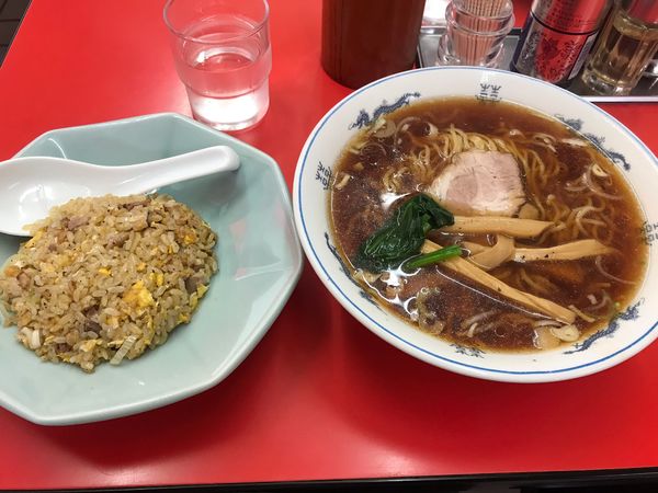 「半チャーハン　ラーメン860円」@中華そば 成光の写真