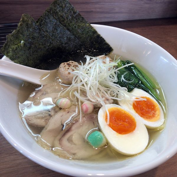 「特淡麗鶏塩そば(850円)」@鶏そば光潮の写真