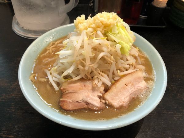 「煮干し大麺(ニンニク) 1000円」@らぁめん大山 アトレ川崎店の写真