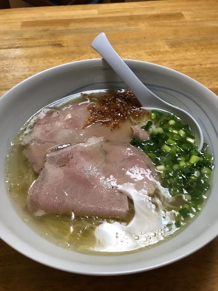 「日替わりラーメン（焦がし海老）」@ラーメンNORIの写真