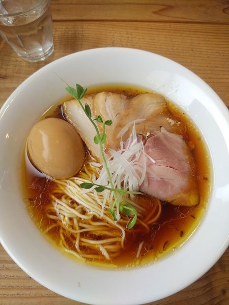 「ﾁｬｰｼｭｰKIRI SOBA(醤油)+味玉 ﾒﾝﾏ抜き」@The Noodles & Saloon Kiriyaの写真