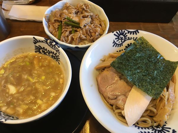 「洋介つけそば+EBIスタ丼」@特級中華蕎麦 洋介の写真