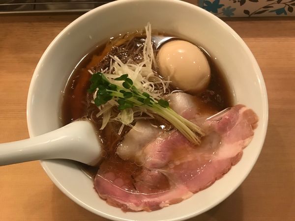 「味玉醤油中華そば」@中華そば 流川の写真