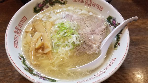 「朝専用中華そば　塩」@らあめん 寸八 総本店の写真