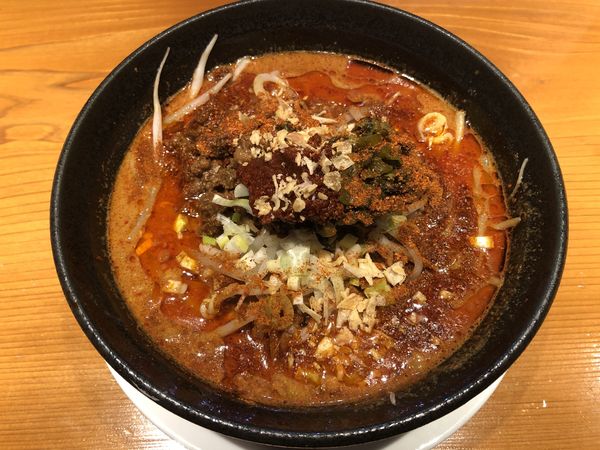 「麻辣担担麺衝激辛シビ　￥１１００」@Hino担担麺 kokuuの写真