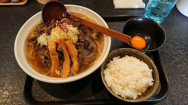 「【限定】桜肉の中華そば 1170円」@秋田ラーメン はまの写真