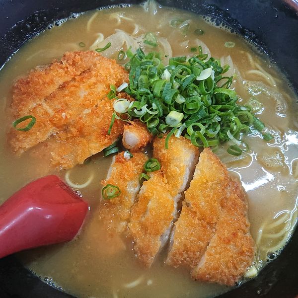 「カツカレーらーめん880円、ご飯150円」@ラーメン大将どんどん 南茨木店の写真