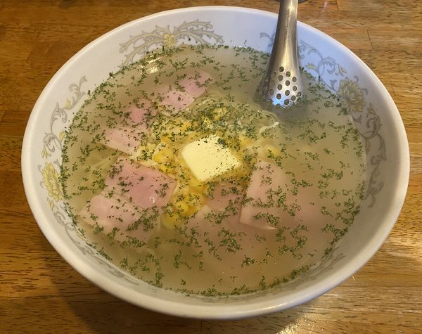 「べコバチラーメン750円＋味噌炒飯700円」@早田飯店 正木店の写真