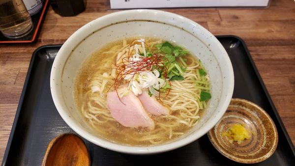 「鴨出汁　黒　830円」@麺屋 葵の写真