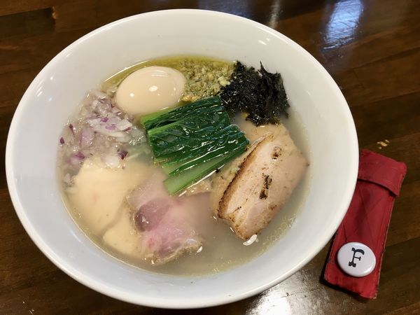 「特製貝節潮そば」@CLAM＆BONITO貝節麺RAIKの写真
