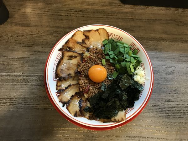「まぜそば」@焼豚ラーメン 弥太郎 豊川本店の写真