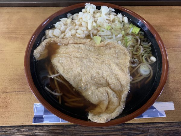 「きつねそば 500円」@さぬき屋の写真