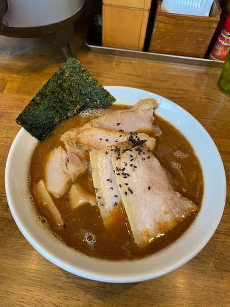 「肉鰹豚麺」@ラーメン サンガの写真