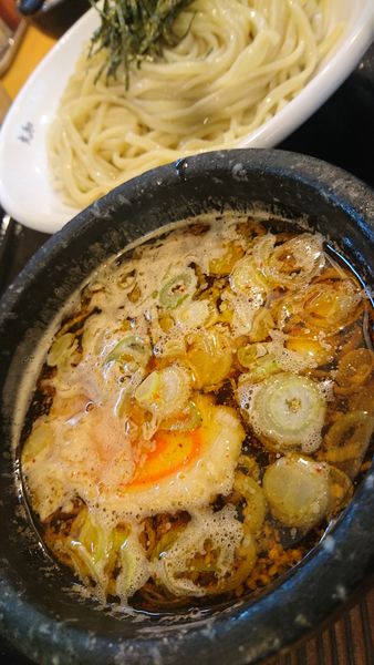 「嘉六つけ麺、大盛、サービスライス」@つけ麺丸和 名駅西店の写真