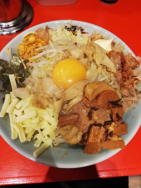 「まぜそば豚一切れ」@ハイカロリー学園の写真