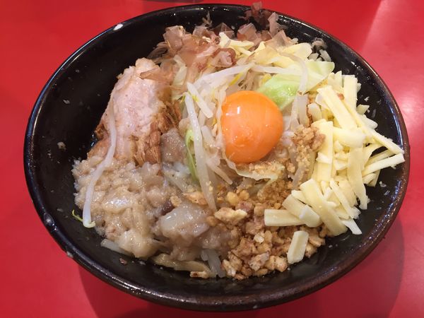 「ミニまぜそば＋チーズ」@麺屋 桐龍の写真