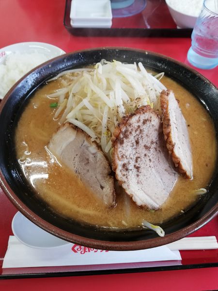「味噌チャーシュー麺大盛」@くるまやラーメン 和光店の写真